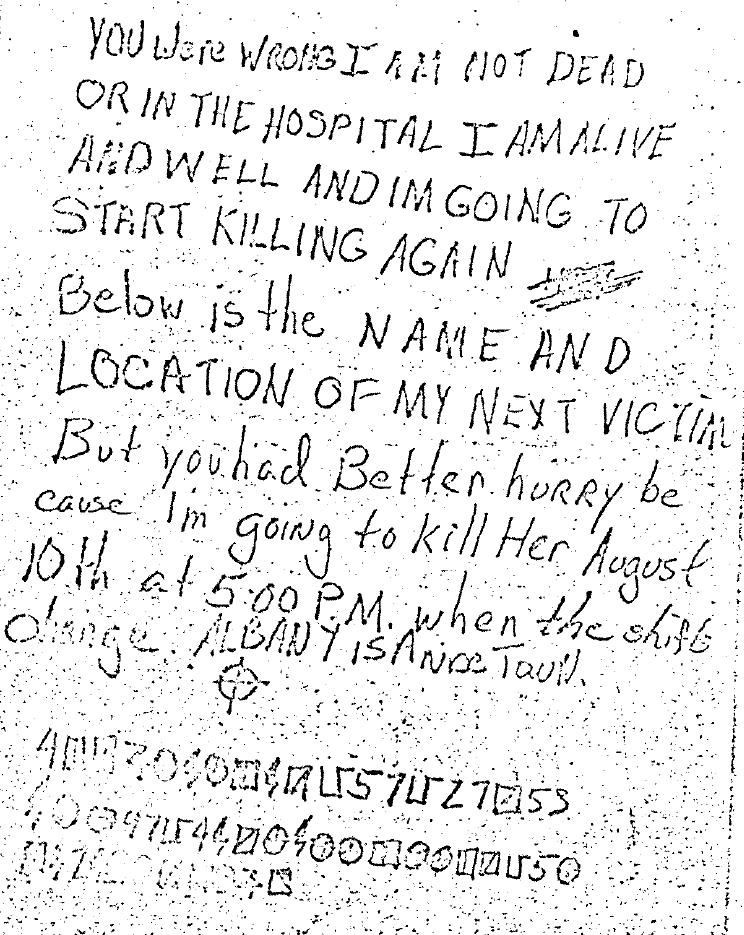 Zodiac Killer Letters Solved Reddit