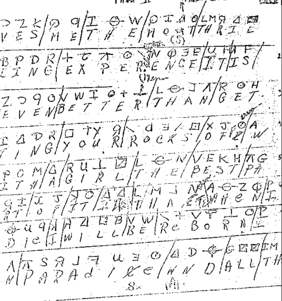 Zodiac Ciphers How The Z Cipher Was Solved Zodiac Killer Com